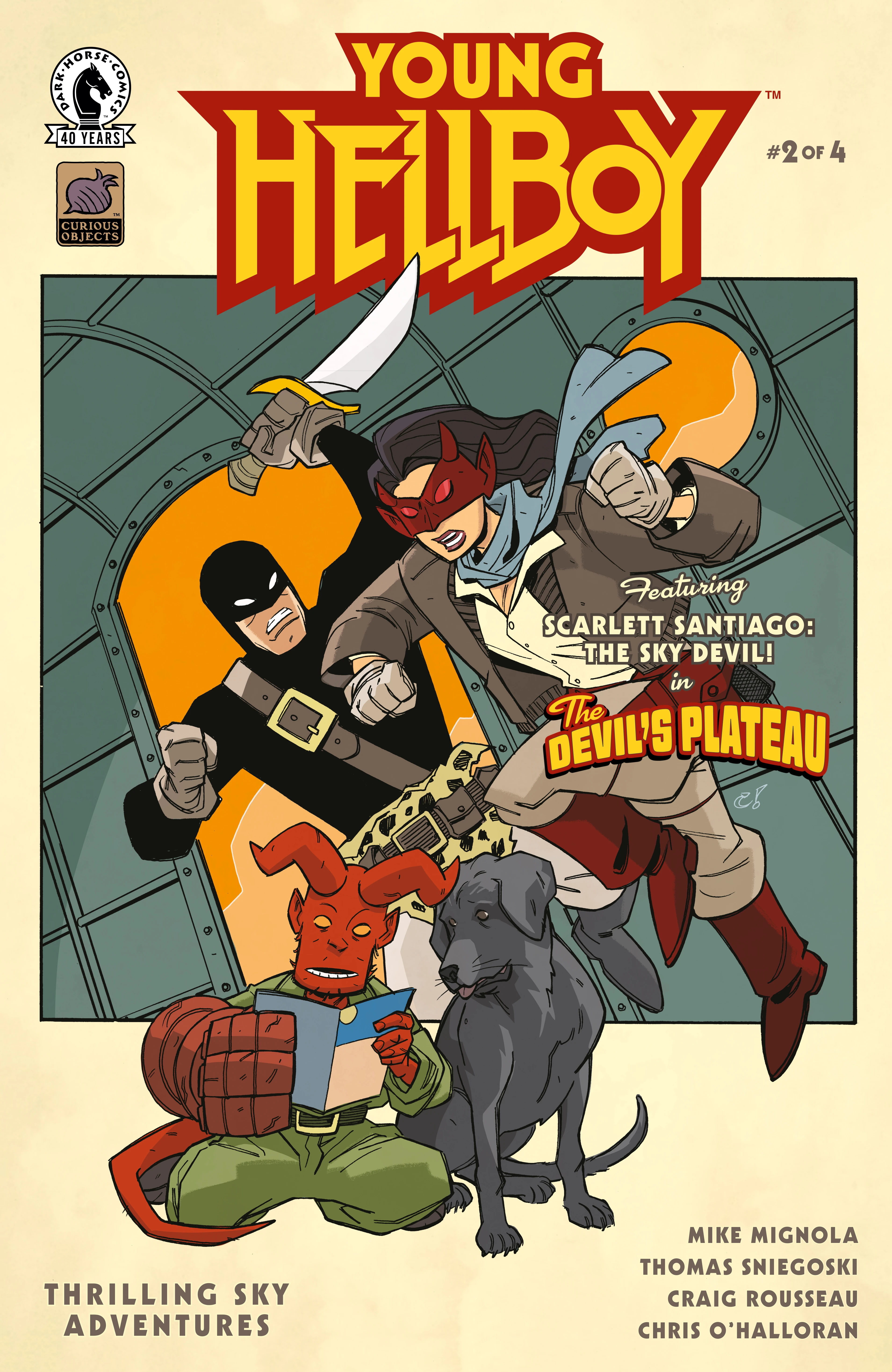 Young Hellboy: Thrilling Sky Adventures #2 (Dark Horse, 2026 — Cover A) cover